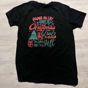 Gonna Go Lay Under the Christmas Tree Graphic T-Shirt